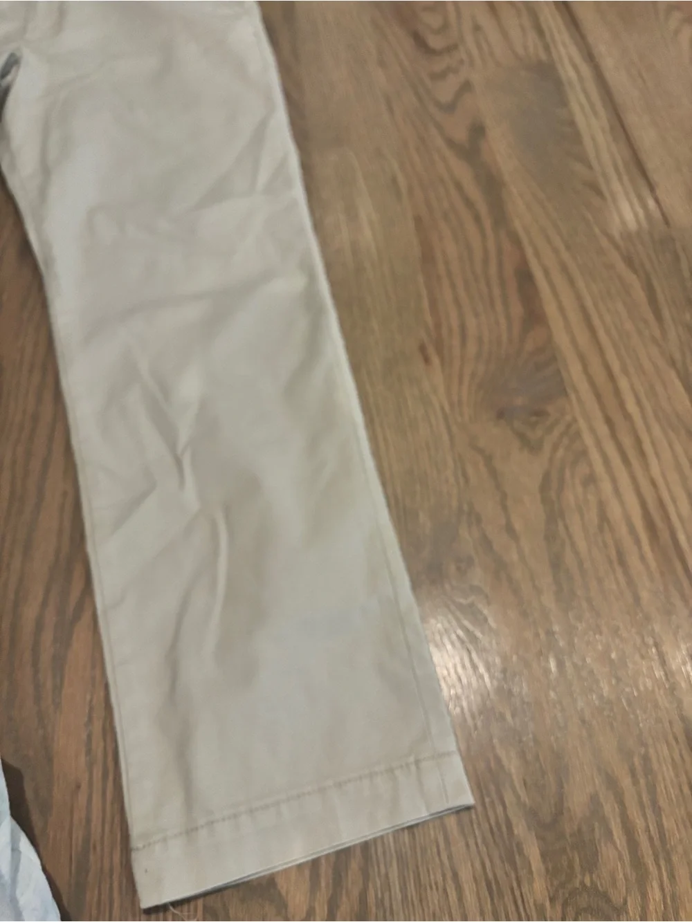 NWOT Banana Republic Lived In Slim Light Khaki Chino Pants 30x30 Cream